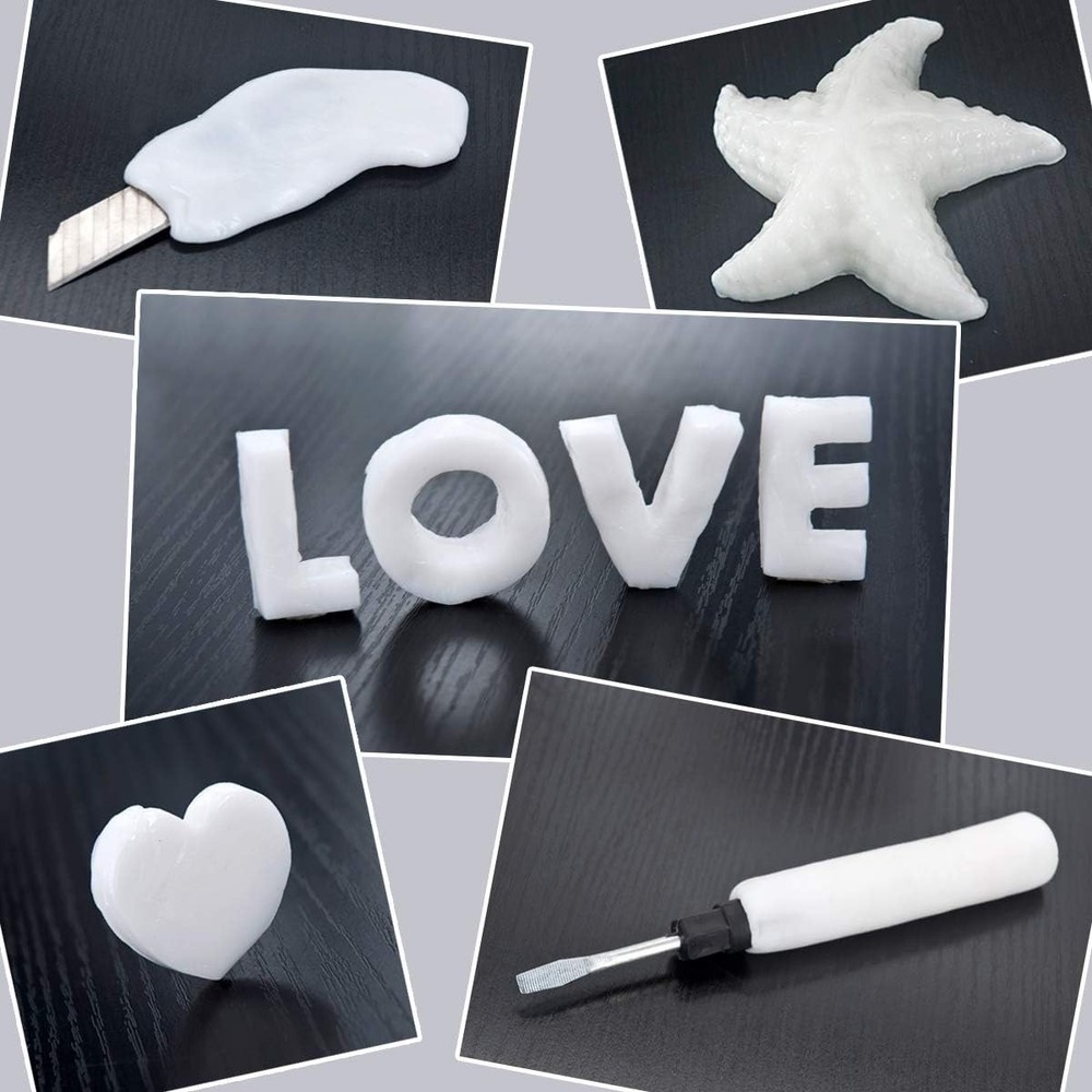 Versatile 16oz White Modeling Clay - Non-Toxic Beads for Imaginative Projects