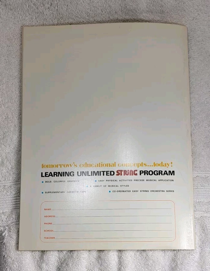 LEARNING UNLIMITED STRING PROGRAM VIOLIN Level 2 Music Book Beginner Orchestra
