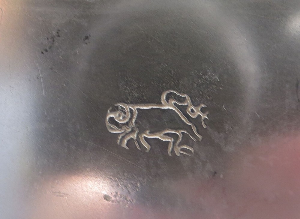 Old Sheffield Plate Georgian Silver on Copper Teapot Bull Mark