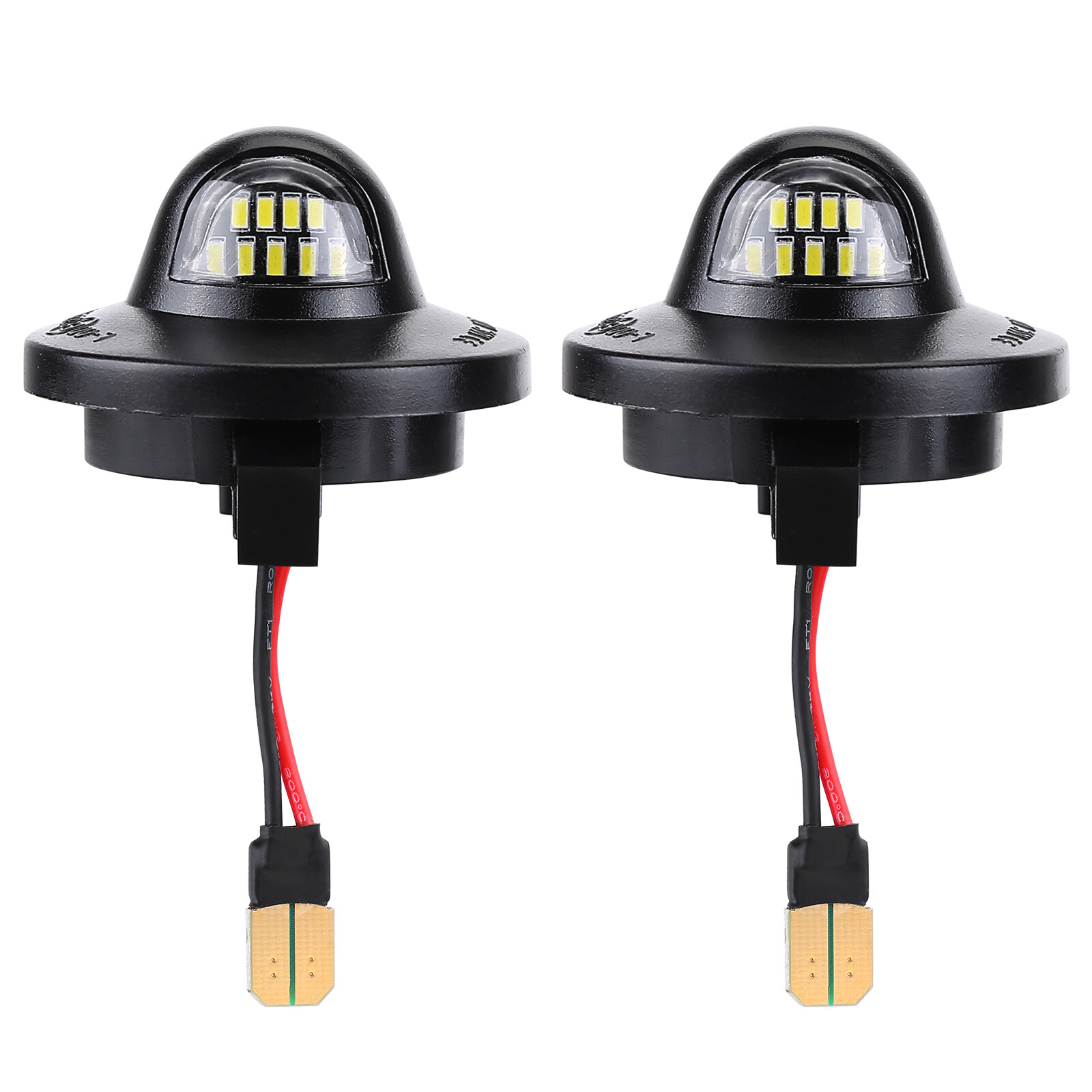 2x LED License Plate Light Tag Lamp Housing For Ford Ranger Bronco Explorer