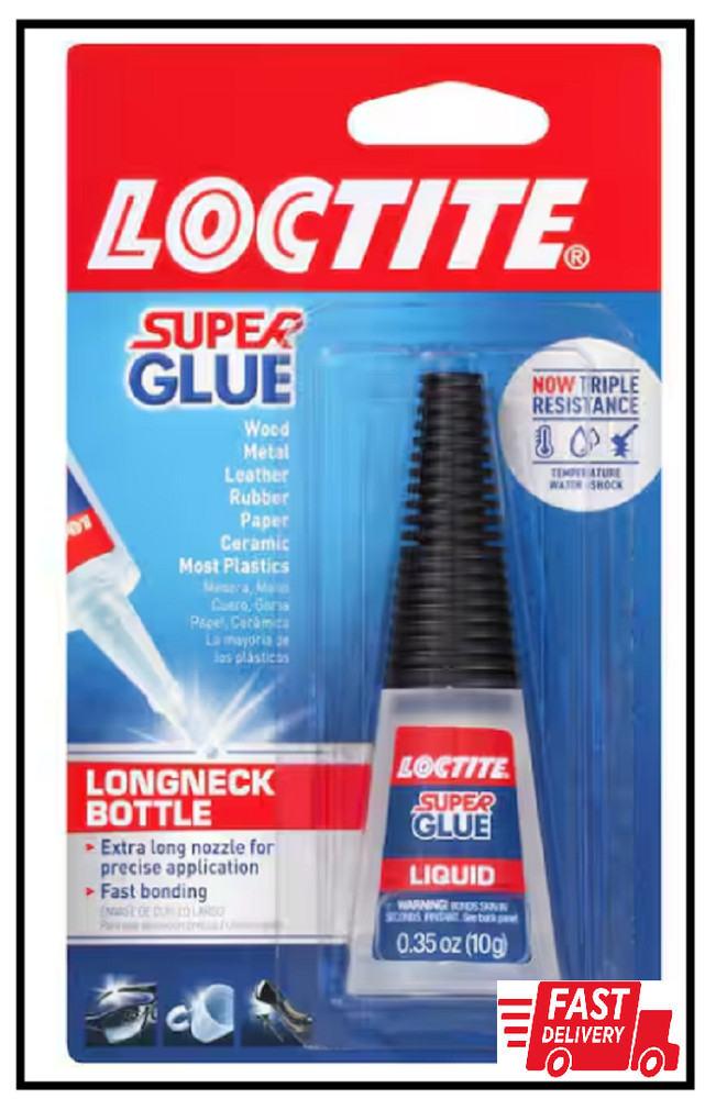 Super Glue 0.35 Oz. Longneck Liquid Clear Bottle (Each)