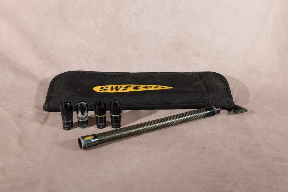 Autococker Stiffi Switch Paintball Barrel + Case-Black