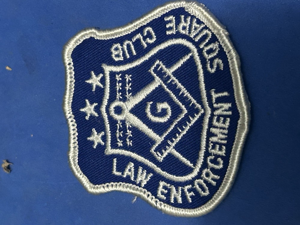 27 Masonic Embroidered Patches Plus Pins, NOS
