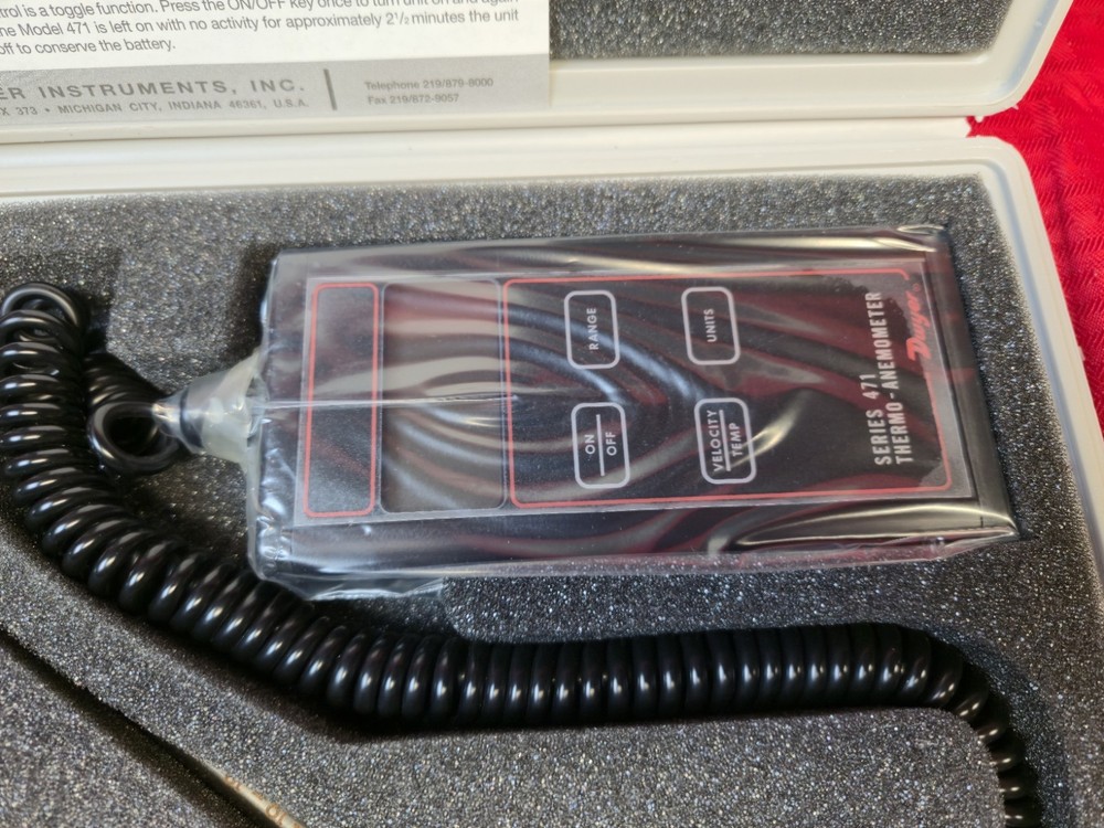 Dwyer 471 475 Manometer Anemometer Barely Used With Cases