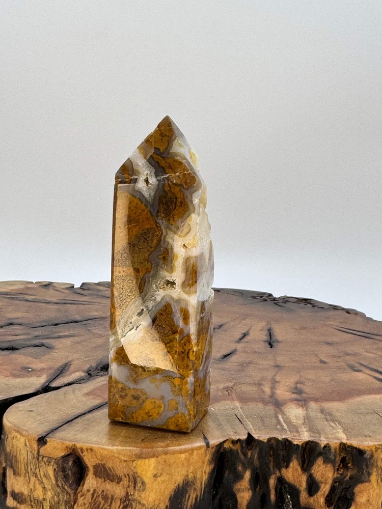 Mosaic Jasper Druzy Tower