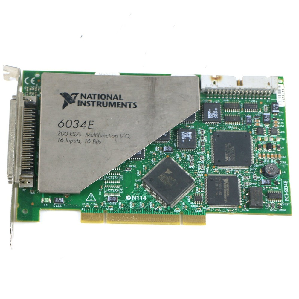 Used Tested NATIONAL INSTRUMENTS PCI-6034E DAQ Card 16 bit Analog Input
