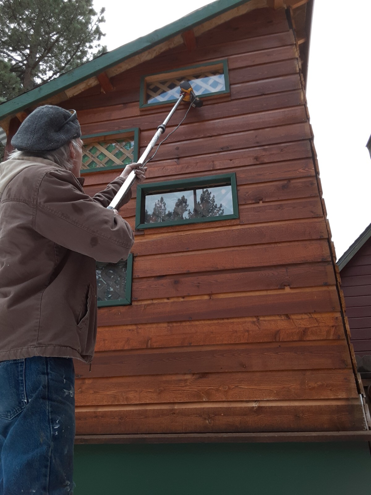 Sand Aid- Orbital Sander Attachment -Extension Pole/Handle Accessory-Pole Sander