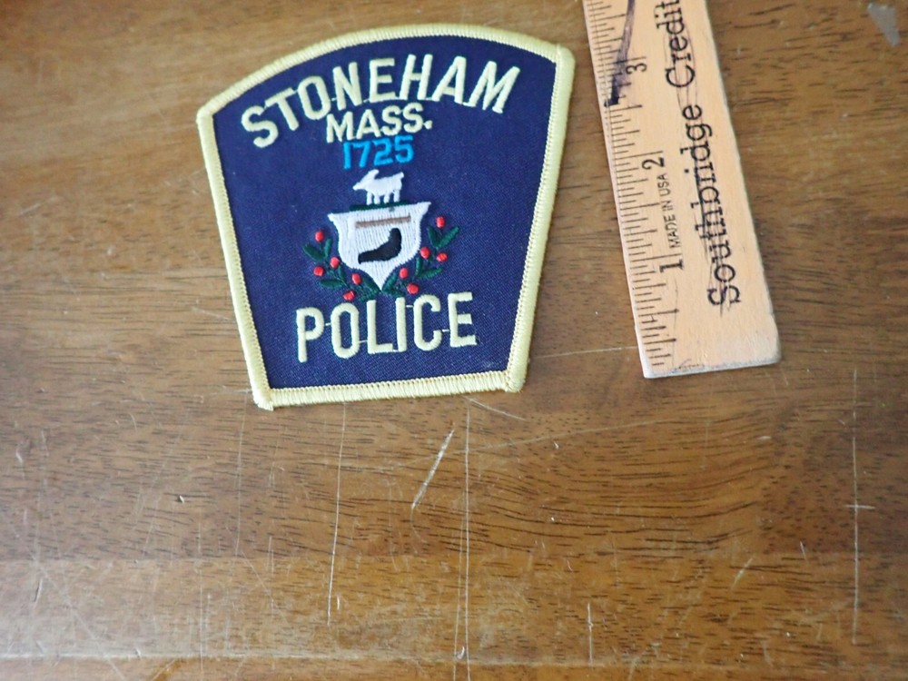 STONEHAM MASSACHUSETTS    OBSOLETE VEST  PATCH BX 10#7