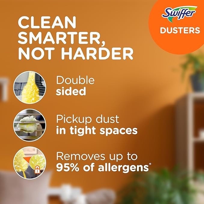Duster Heavy Duty 3 ft Extendable Handle Starter Kit with 3 Refills