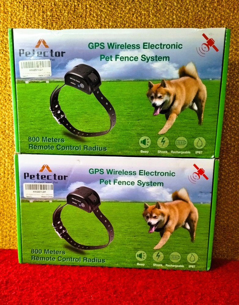 Petector GPS Wireless Electronic Pet Fence System – 800m Remote Radius