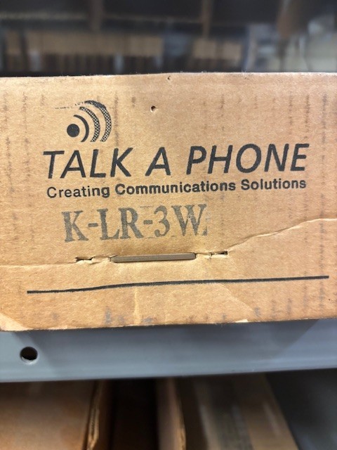 K-LR-3W TALK A PHONE INTERCOM
