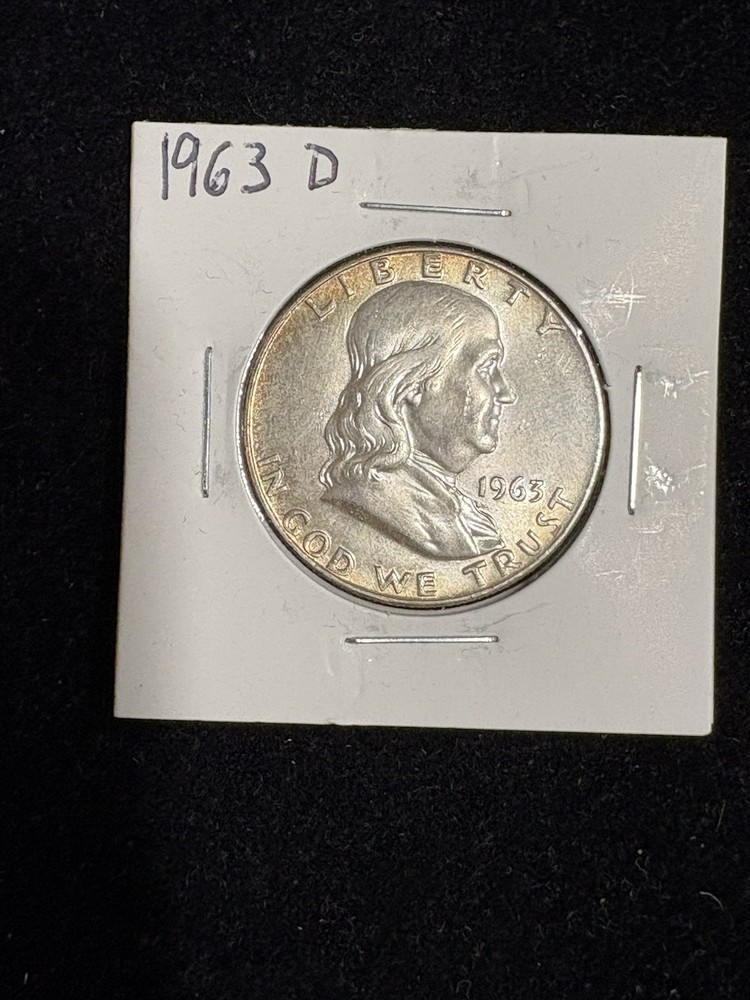 1963 D Franklin Half Dollar AU