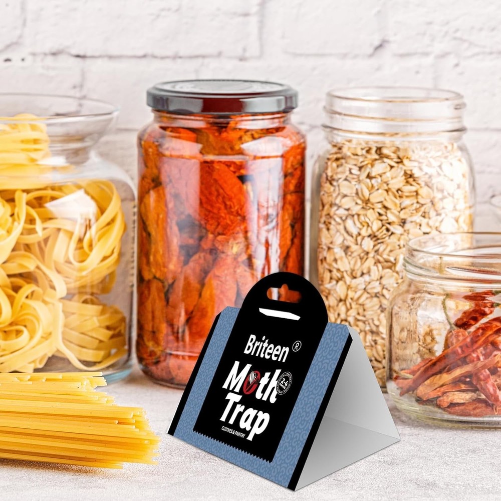 Eco-Friendly 10 Pack Moth Traps - Effective Protection for Clothes & Pantry