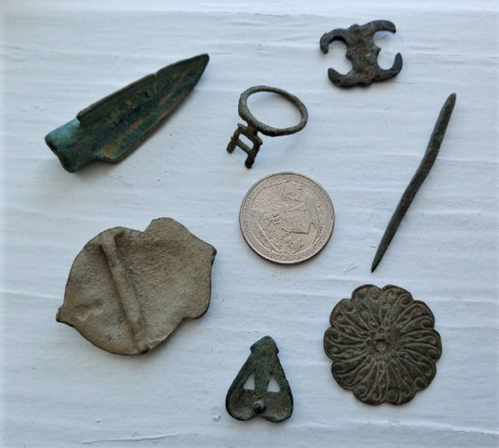 Ancient Assorted Bronze Artifacts Group Roman to Byzantine