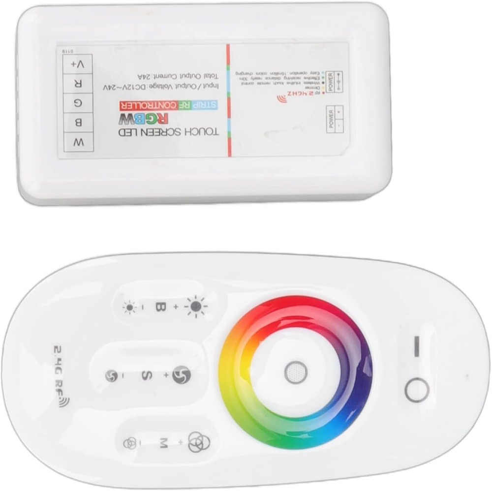 RGB LED Strip Light Remote Controller 2.4GHz RF Wireless Touch Screen DC12/24V