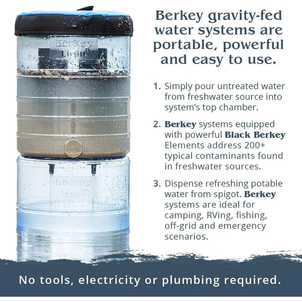 Berkey Authentic Berkey Purification Elements-Replacement Filters(Pack of 2)