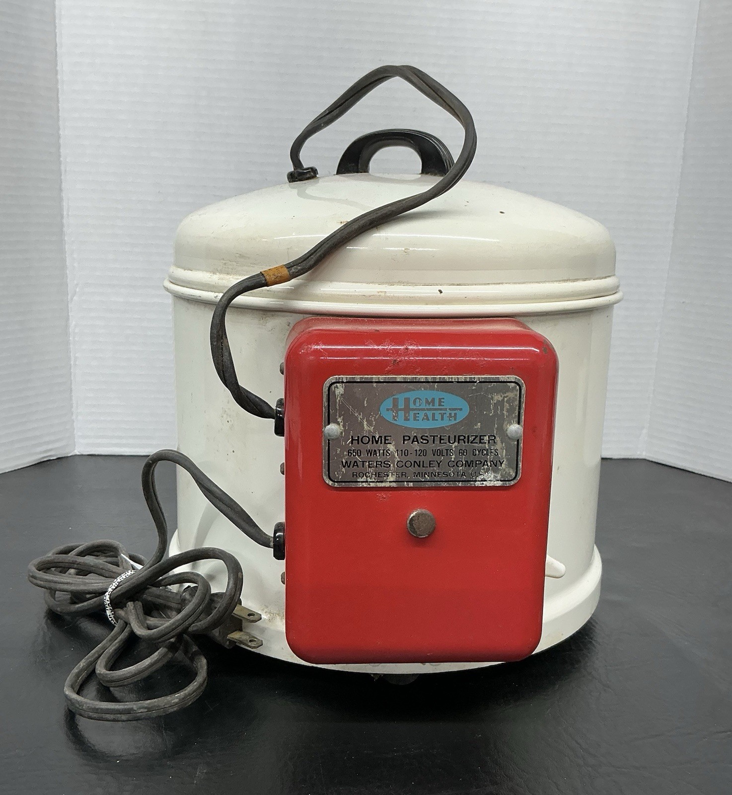 Vtg Home Health Milk Pasteurizer Water Conley Co Heat Treat Raw Milk Home Use