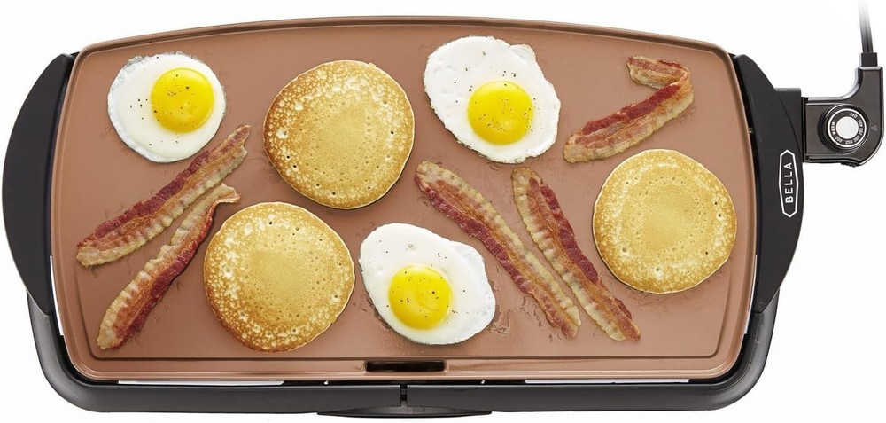 BELLA Electric Ceramic Titanium Griddle