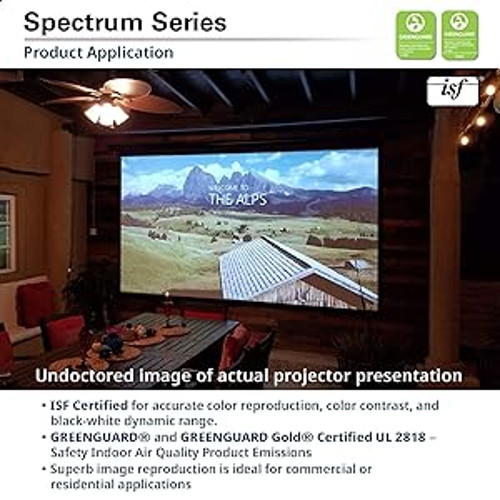 Elite Screens 84" Spectrum Electric Motorized Projector Screen
