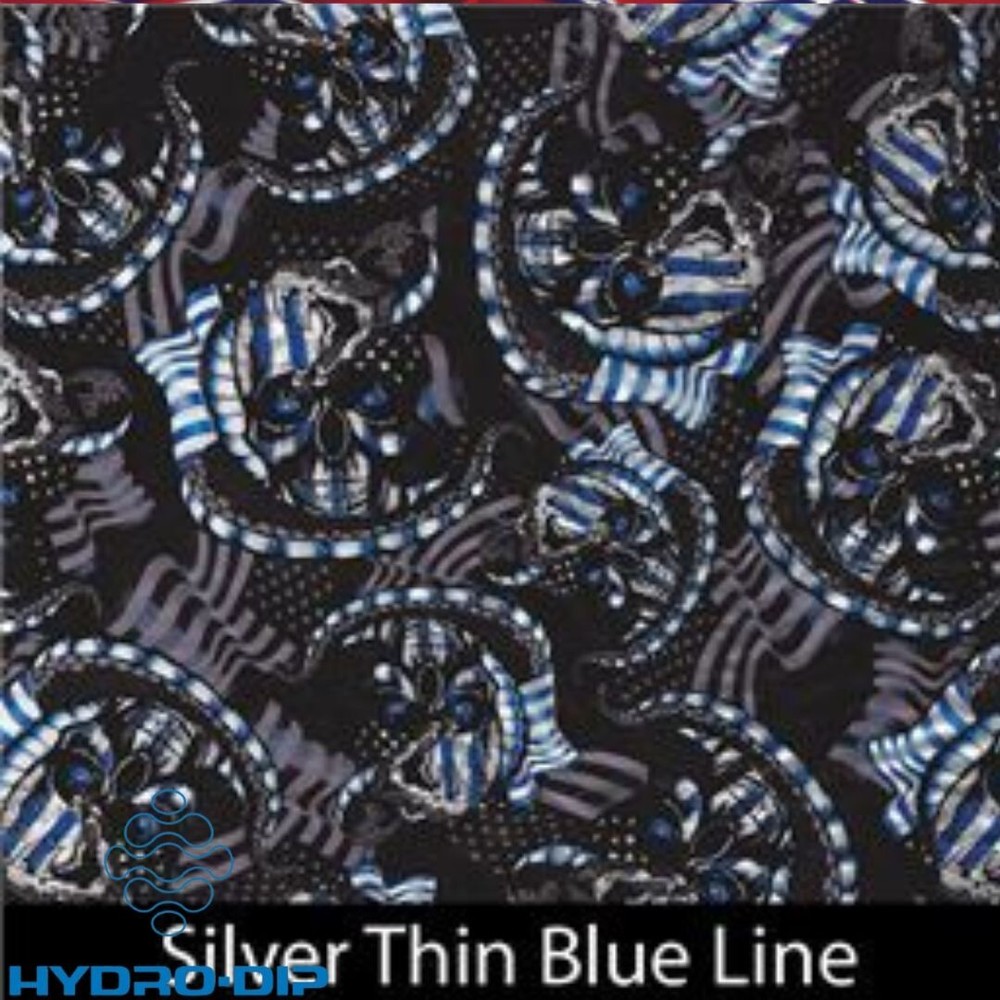 HD-FLG1119 Silver Thin Blue Line (100 cm)