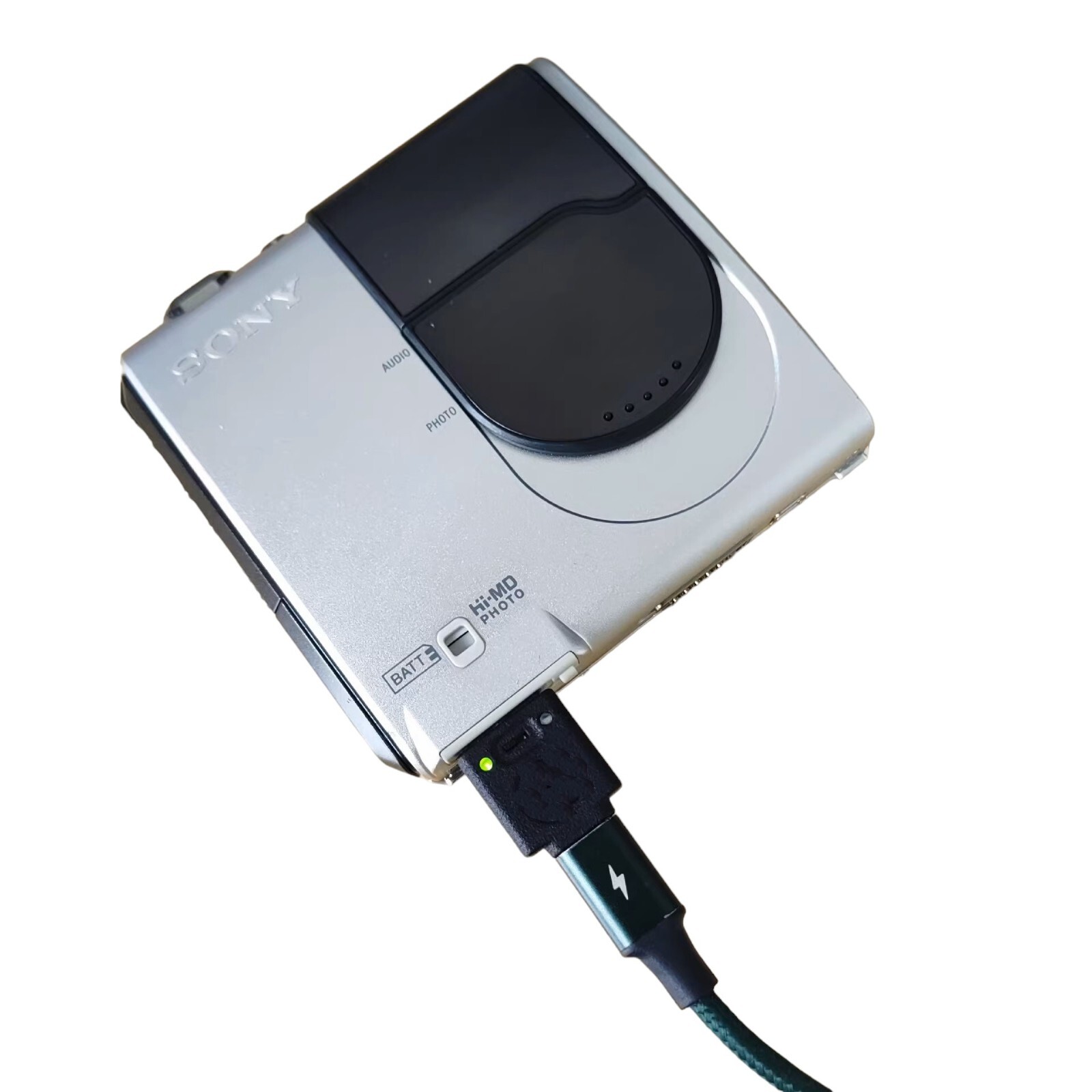 USBC charging and data sync adapter For Sony MD MZ-N10 MZ-NH1 NH3D DH10P