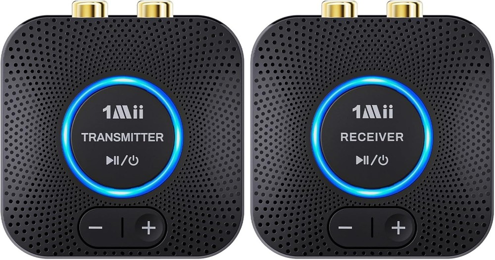 1Mii 2.4GHz Wireless Audio Transmitter Receiver Set for TV, 260Ft/80M Long Range