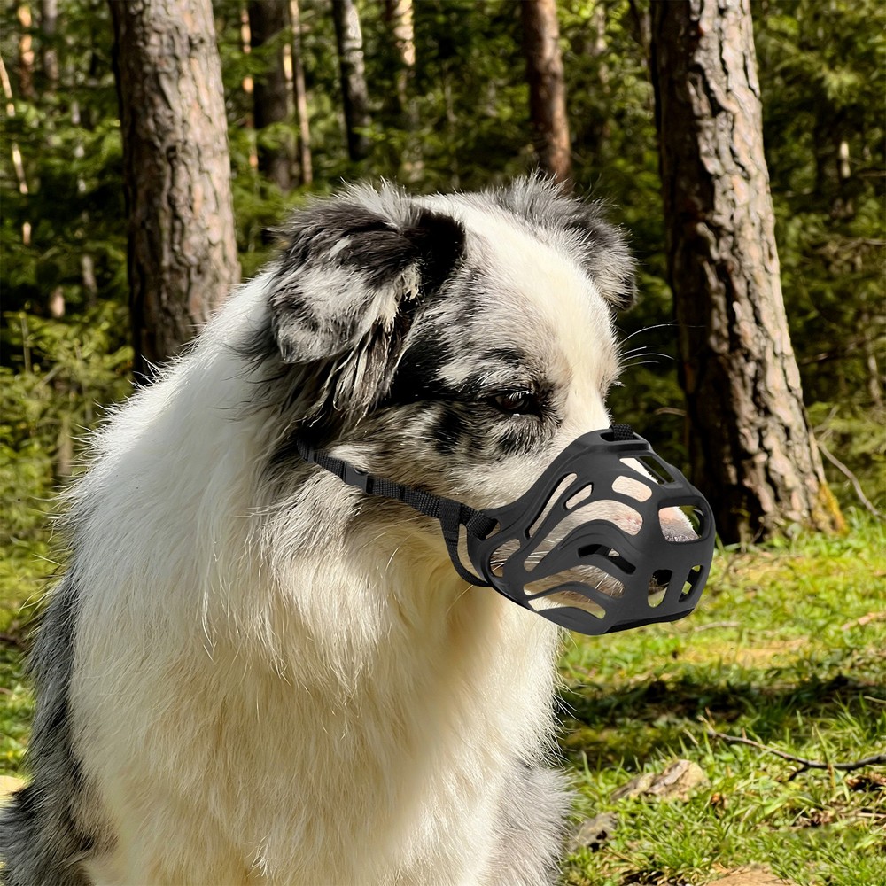 Dog Muzzle Soft Breathable Dog Muzzle Dog Muzzle Preventing Chewing and Biting