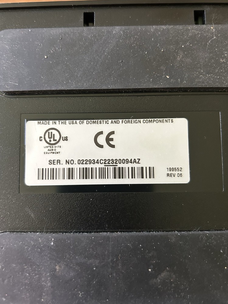 Bose Lifestyle Music System Model C1 Compact Changer System *UNTESTED*