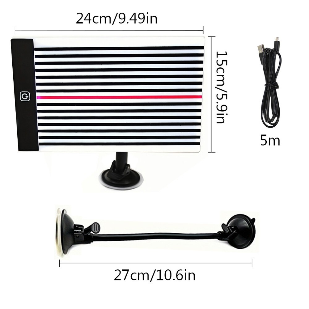 Removal Lamp Reflector LED Light Line Testing Board Paintless Dent Repair Tool