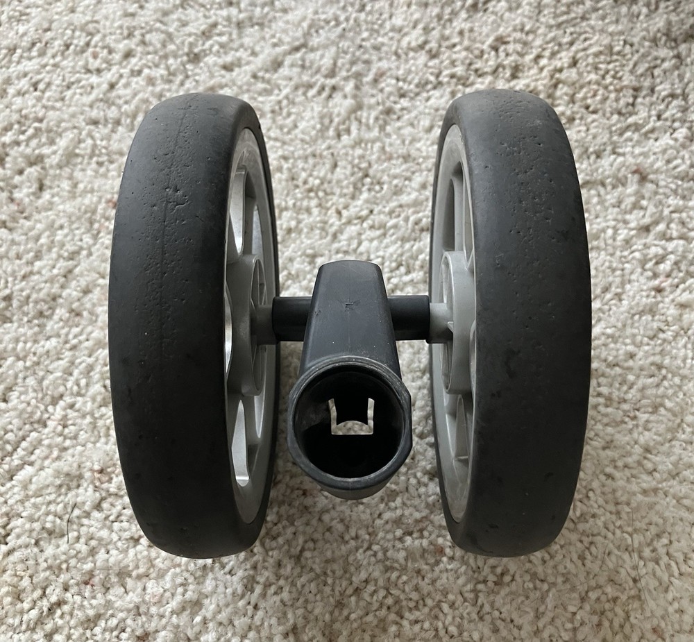 Chicco Keyfit Caddy Stroller - Replacement Front Wheels. - Silver Double Wheels.