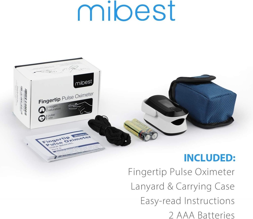 Versatile OLED Finger Pulse Oximeter with Adjustable Display for All Users