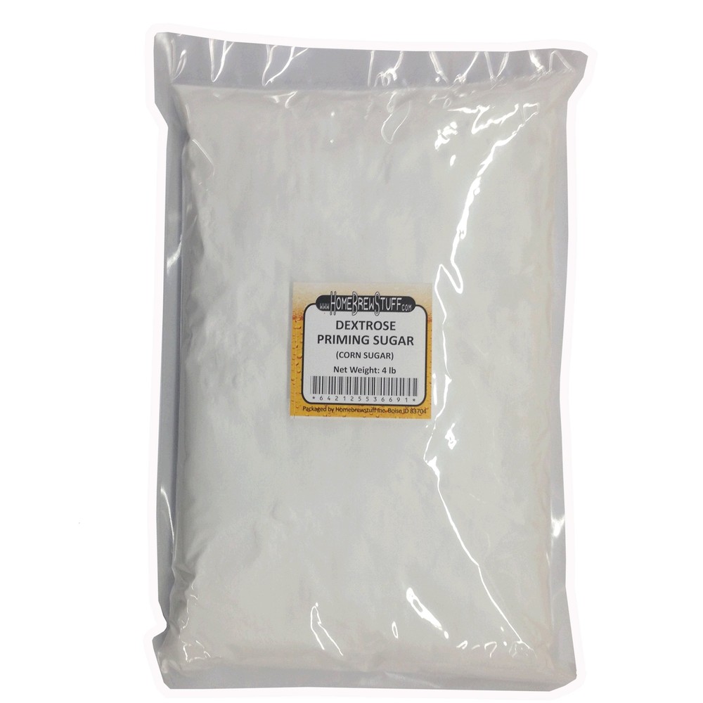 PRIMING SUGAR 4 Lbs Corn Sugar Dextrose Fermentable Adjunct Homebrew beer making