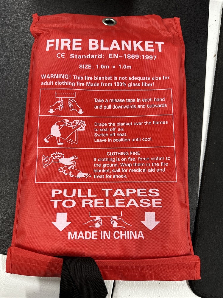 Fire Blanket - 39” x 39” - Fire Suppression Blanket