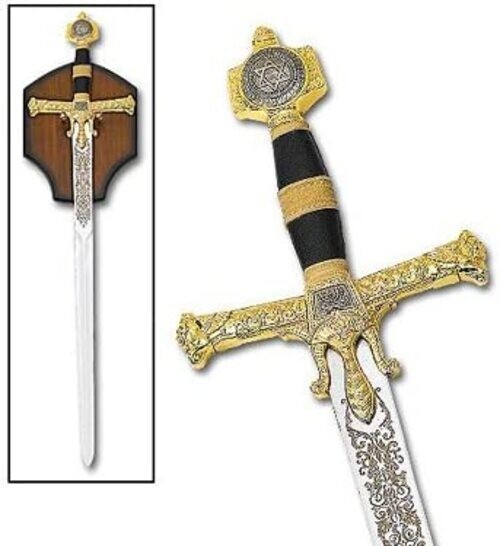 48" King Solomon Great Sword with Display Plaque