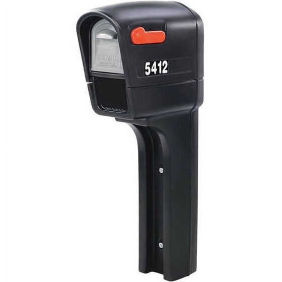 Step2 MailMaster Plus Plastic Mailbox with Black Finish Spacious Interior USA