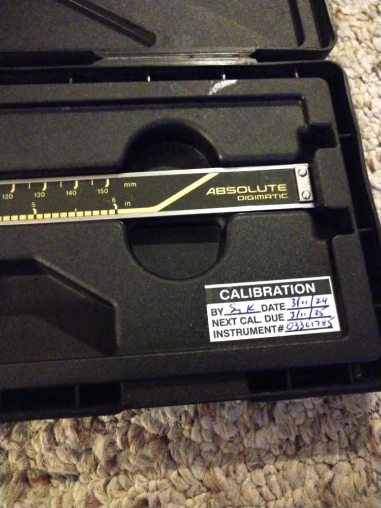 MITUTOYO 500-196 CD-6” CS Digital Caliper Absolute Digimatic