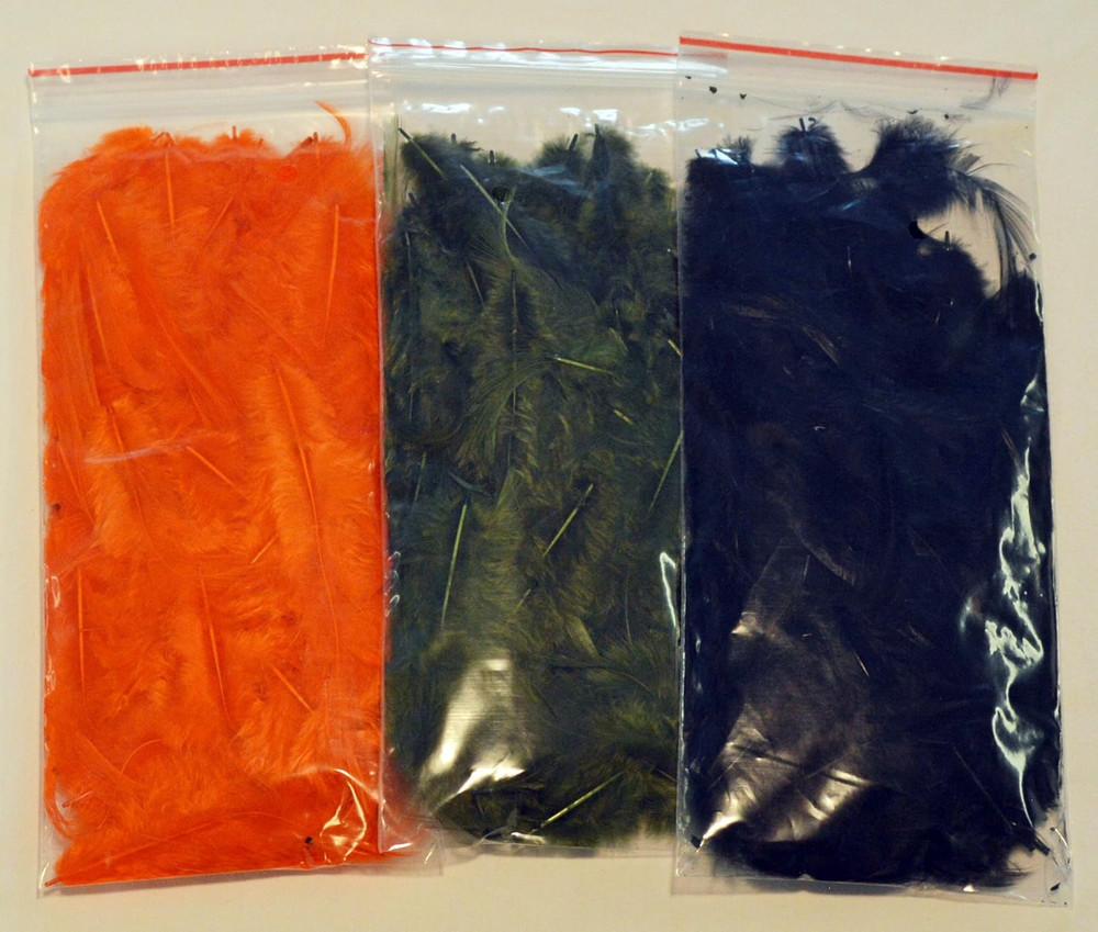 Fly Tying Material Feather and Dubbing Bulk Starter Kit, Bulk Fly Tying Kit by