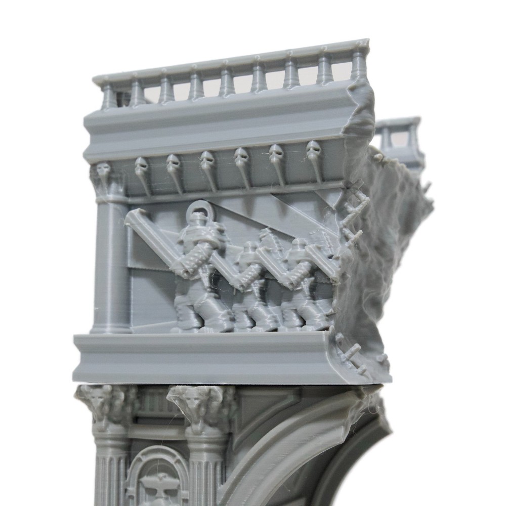 Zorpsector Rome - Sci-Fi Wargaming Triumvate Arch Ruin: 3D Printed