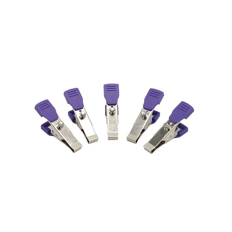 5 Pcs Multi-Function High Quality Veterinary ECG Clips For Animal Medical Cables