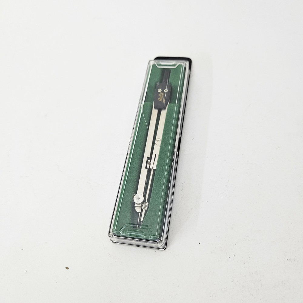 Vintage Helix Drawing precision Compass with case Excellent condition!