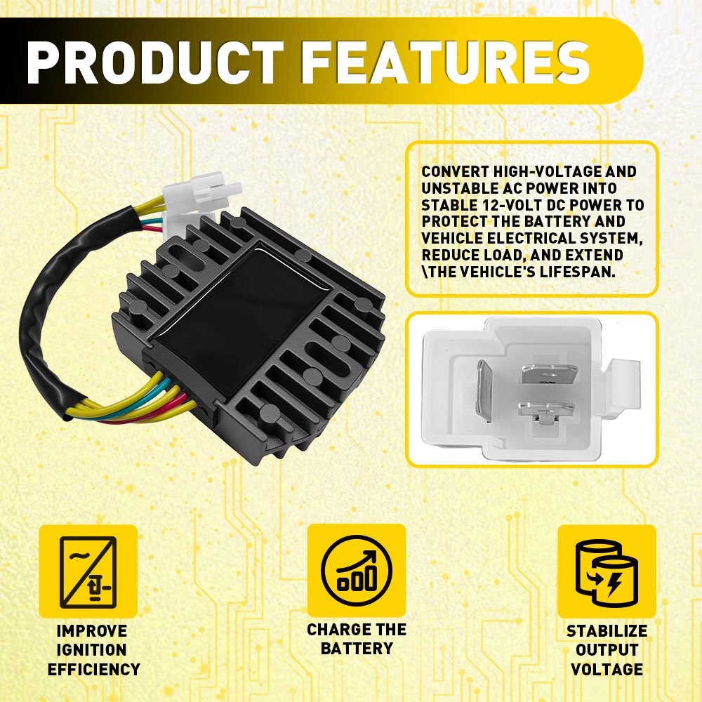 Voltage Regulator Rectifier For Arctic Cat 400 2001-2008 TRV TBX DVX 400