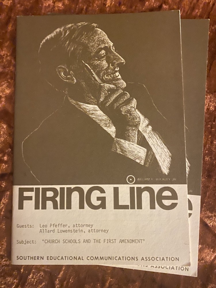 FIRING LINE Playbook Script Transcript 11 Booklets - Mint Condition 1970s