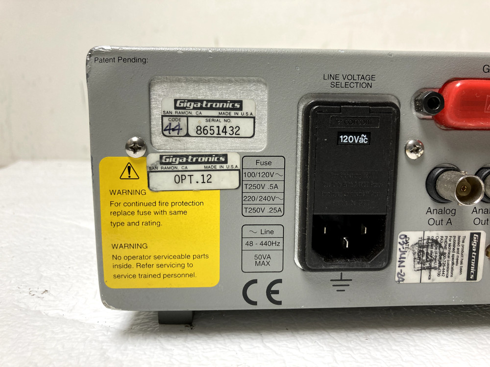 GIGA-TRONICS 8651A UNIVERSAL POWER METER