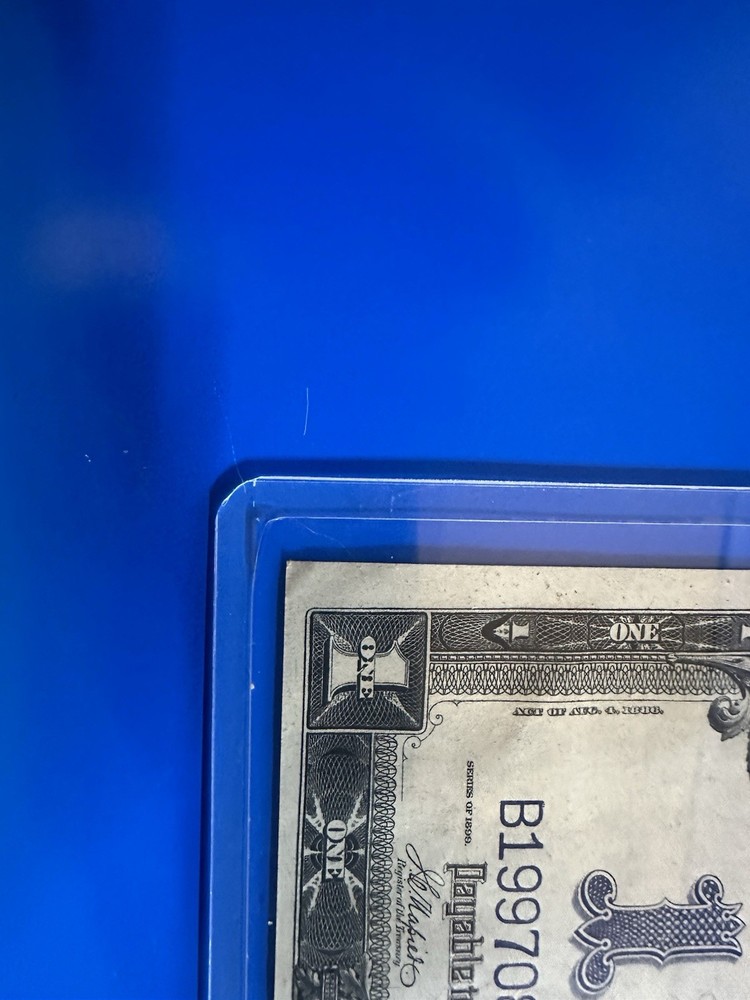 1899 $1 ONE DOLLAR US SILVER CERTIFICATE LARGE NOTE BLACK EAGLE Uncirculated