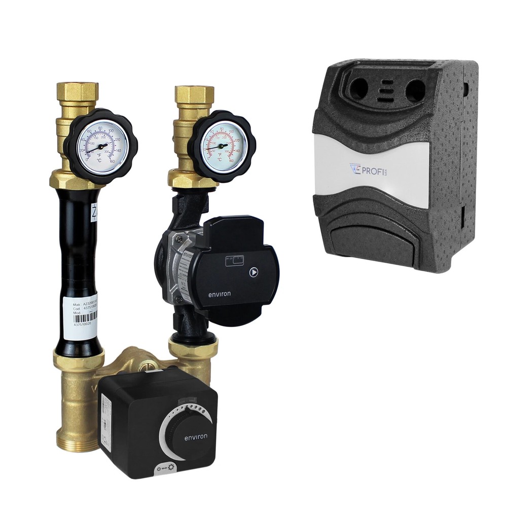 Modulverteiler Pump Assembly 2x Direct Heating Circuit 2x Mixed Distributor