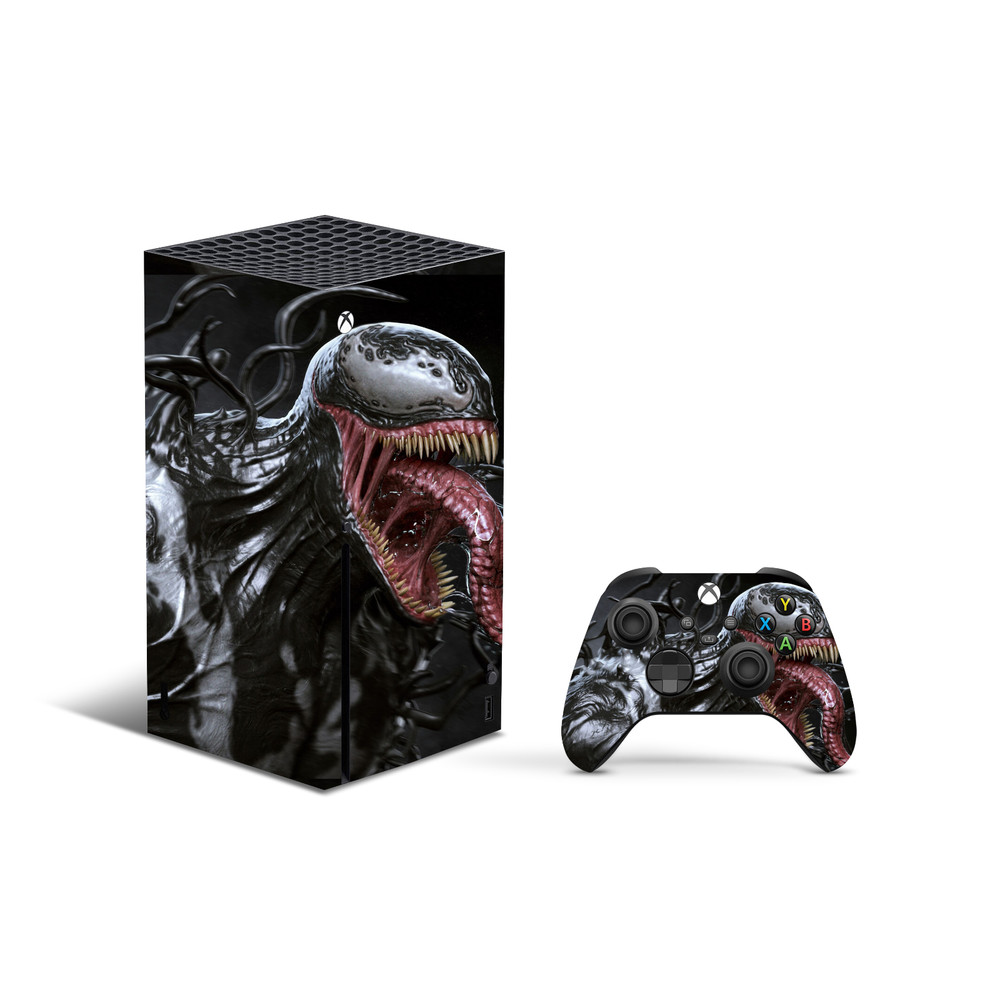 Venom Vinyl Wrap Skin Compatible with X-Box Series X +2 Controller Skins
