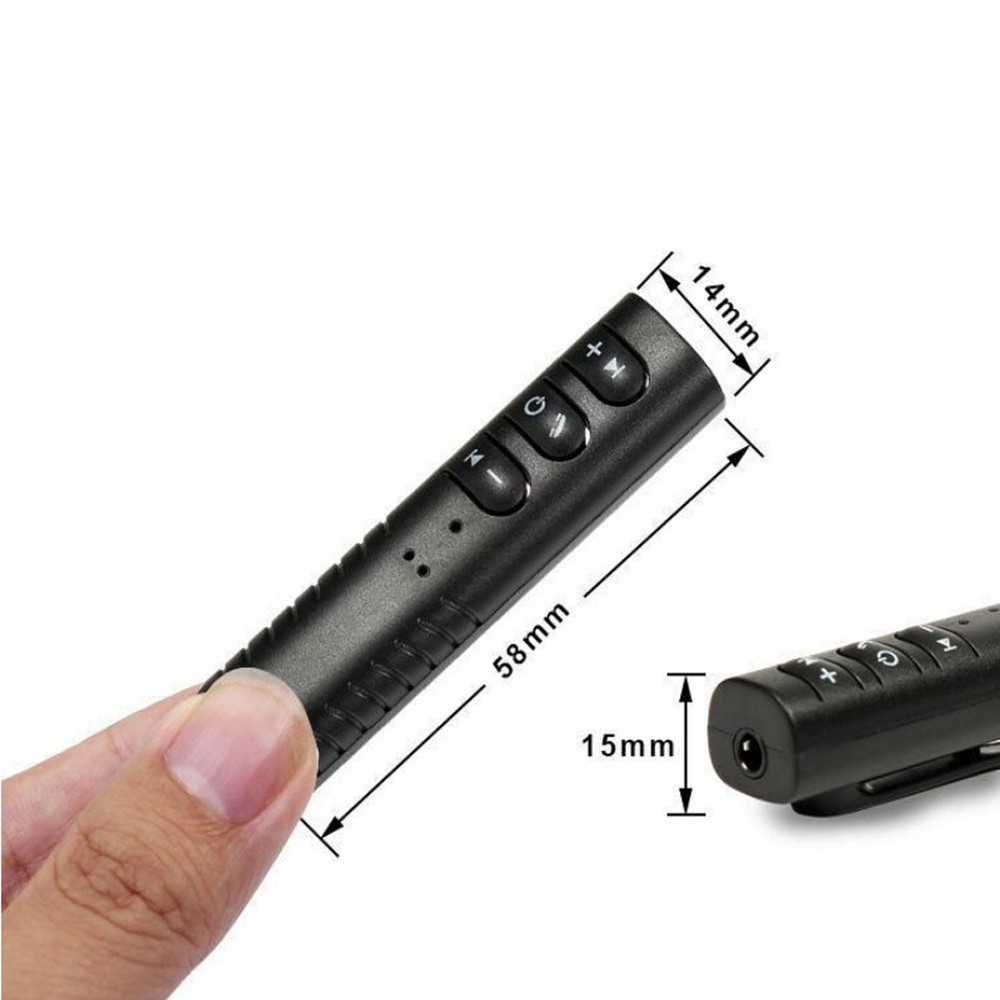 3.5mm Wireless Bluetooth Receiver AUX Audio Stereo Music Hands Free Car Adapter