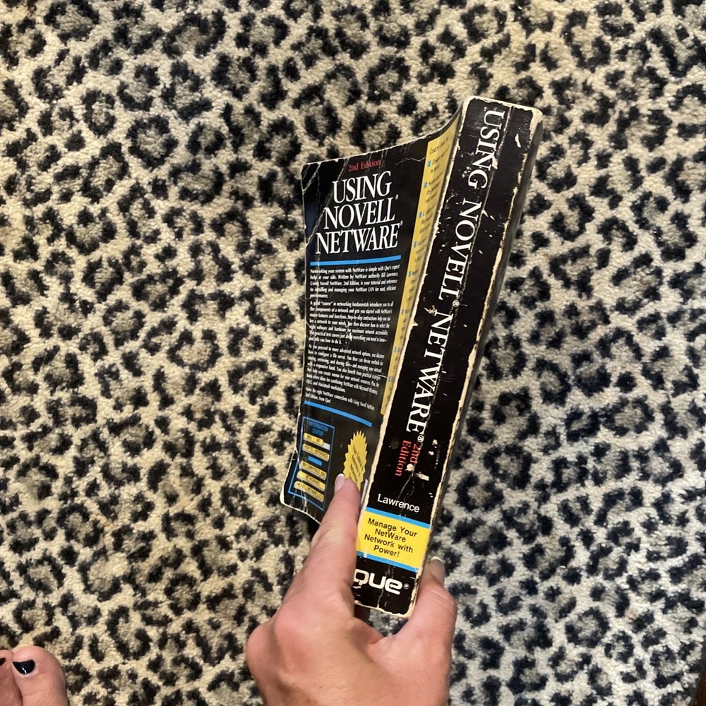 Vintage - Using Novell Netware 2nd Edition, Paperback Computer Reference Book
