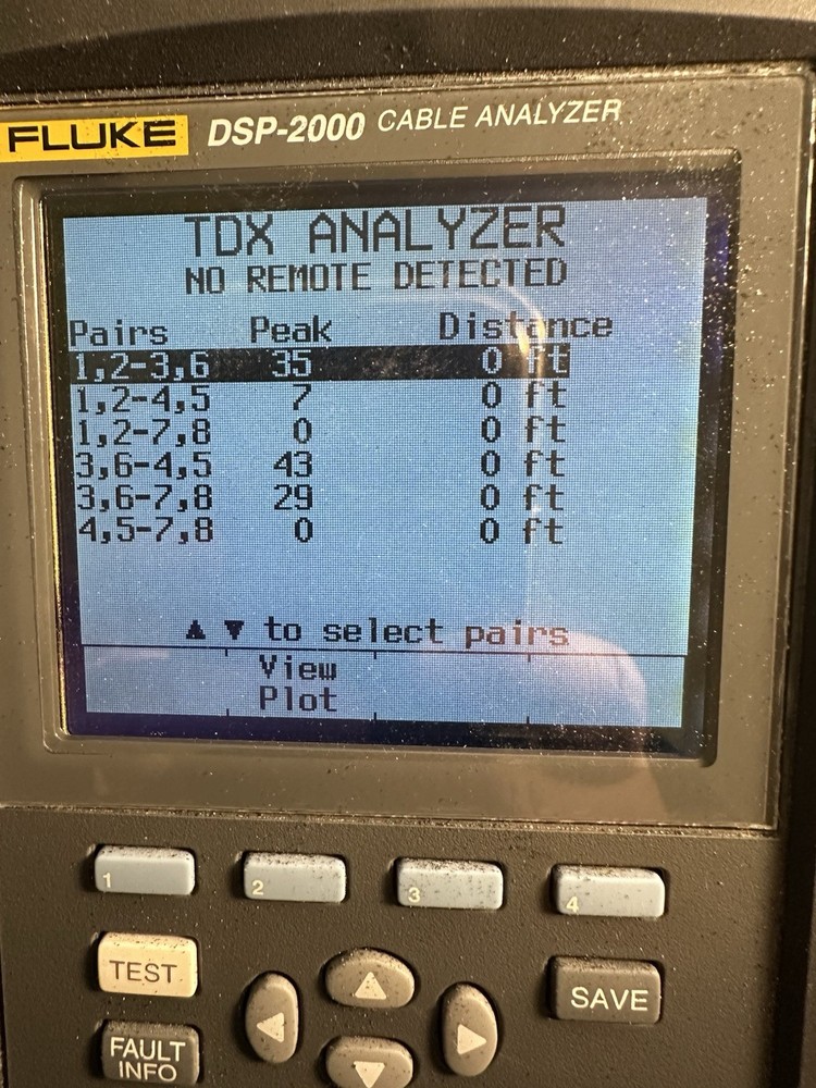 Fluke DSP-2000 Digital LAN Cable Analyzer & DSP-2000SR Smart Remote (read Desc)