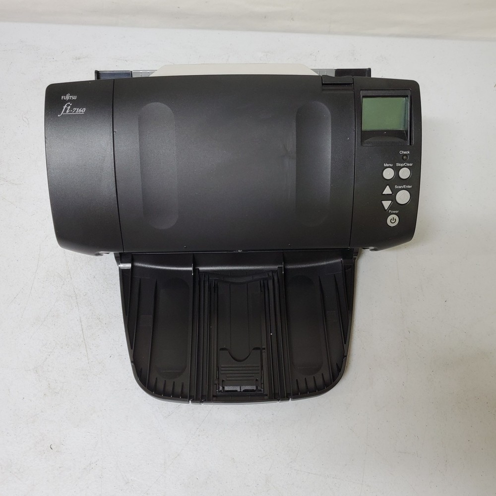 Fujitsu fi-7160 Color Document Scanner Duplex 17.1K Pgs NO ADAPTER MISSING INPUT